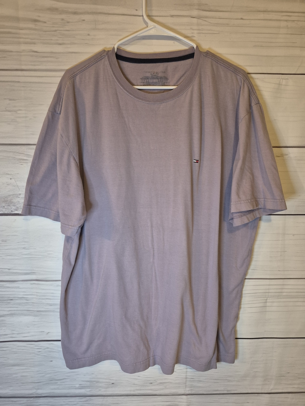 Tommy Hilfiger Men’s Lavender Crewneck T-Shirt